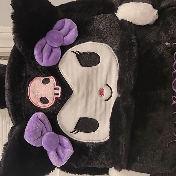 Kuromi fuzzy backpack NIP - Picture 3 of 11